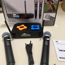 跨境外贸 GLXD4一拖二无线麦克风演出舞台卡拉OK主持直播专业话筒