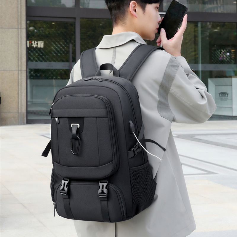 Backpack for Men, Business Travel Large-Capacity Backpack, Multi-Purpose Versatile Large-Capacity Breathable Computer Bag for Commuting