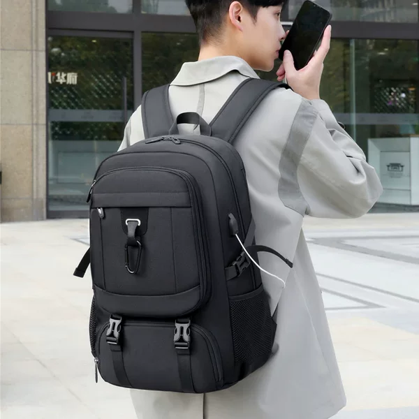Backpack for Men, Business Travel Large-Capacity Backpack, Multi-Purpose Versatile Large-Capacity Breathable Computer Bag for Commuting