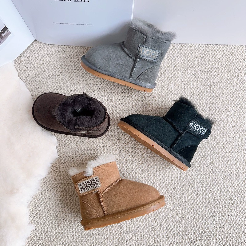 Зимние детские сапоги детские сапоги из овечьей меха