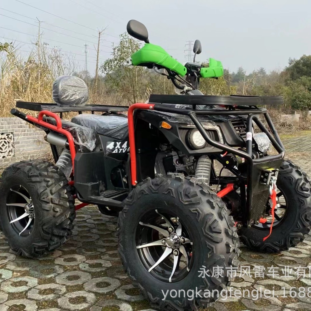Cuatrimoto Todoterreno 4x4 con Suspensión Independiente 350cc de Hierro y Plástico