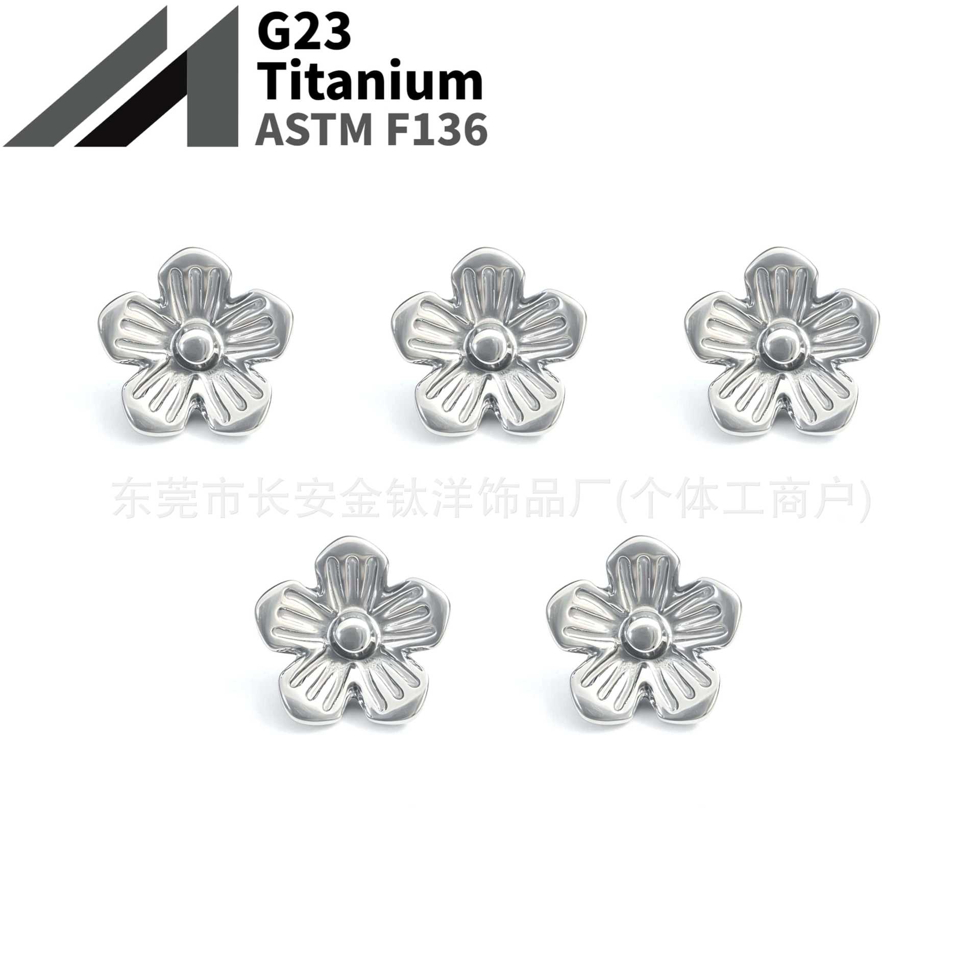 16G labret stud size and finish detail
