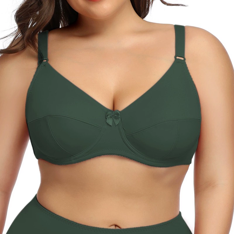 Cooling plus‑size full‑coverage bra, breathable mesh, molded cups, sizes 36/80–52/120
