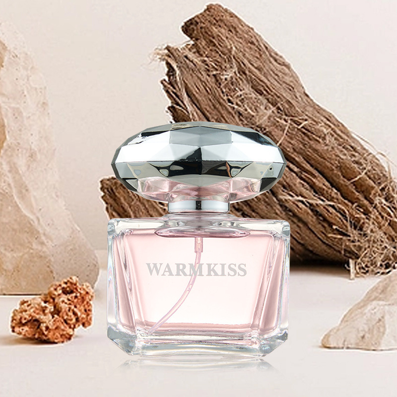 WARMKISS Crystal Crystal Diamond Pink Diamond Lady Fresh Perfume de Eau de Toilette Natural Transfronteriza Fábrica al por mayor image 4