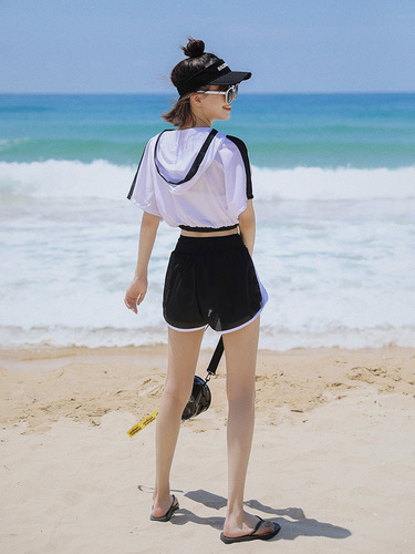 Women's swimwear split conservative swimming trunks summer student swimming pool special slimming body-covering beach sports swimwear