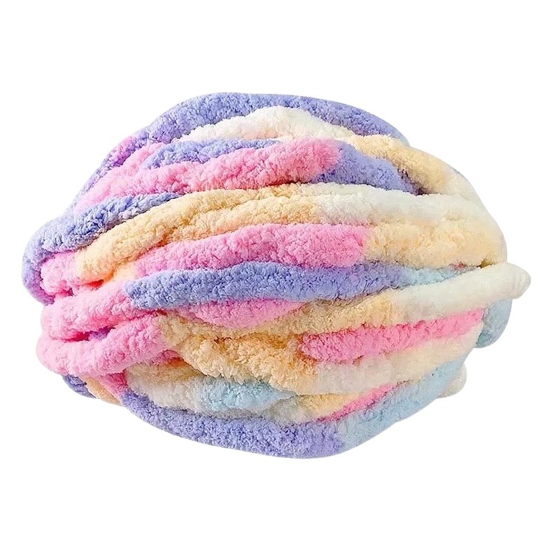 Tira de hielo súper gruesa Islandia bufanda tejida a mano sombrero manta estera gato nido bola de lana tejida a mano paquete de material de DIY