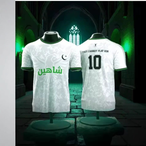 2026 Pakistan Shaheen Afridi 10 Cricket Jersey Men's Quick-Drying Breathable Short Sleeve Shirt 2026 Pakistan Shaheen Afridi 10 Cricket Jersey Men's Quick-Drying Breathable Short Sleeve Shirt