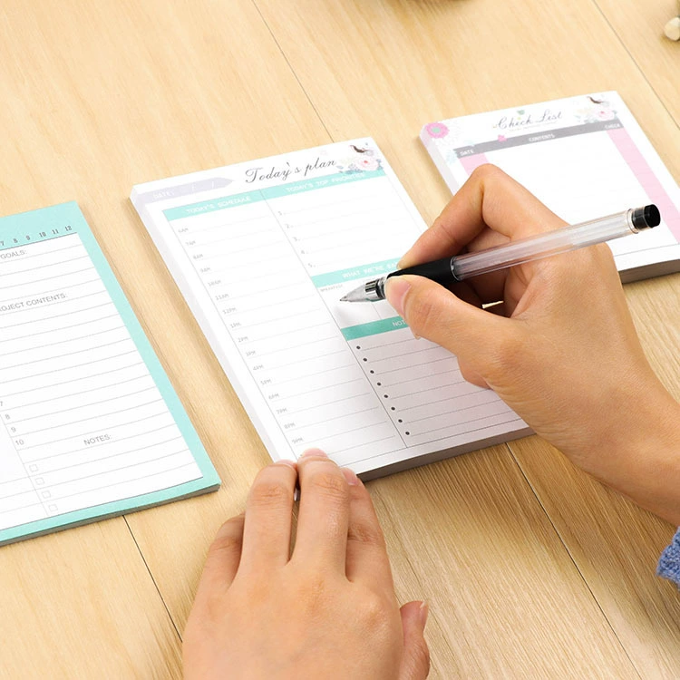 2014 Simple Business Day Month Plan for Signing Ben Ben You Can Tearing Notepad This Office Sub -Book Memo Memorandum