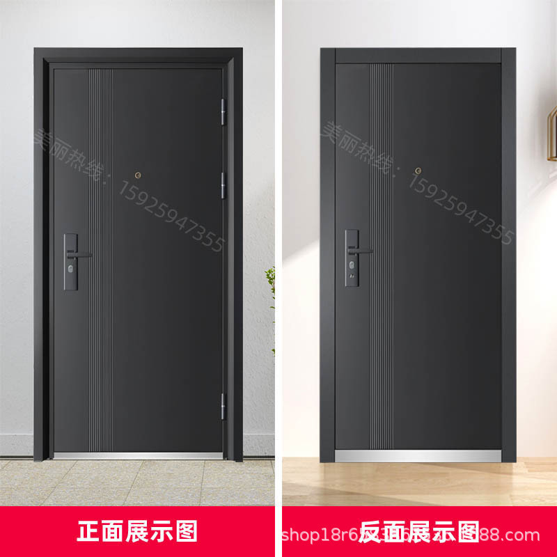 盗難防止ドア家庭用マンション入戸ドア室内ユニット賃貸部屋ドア入戸子母鋼質工事ドア|undefined