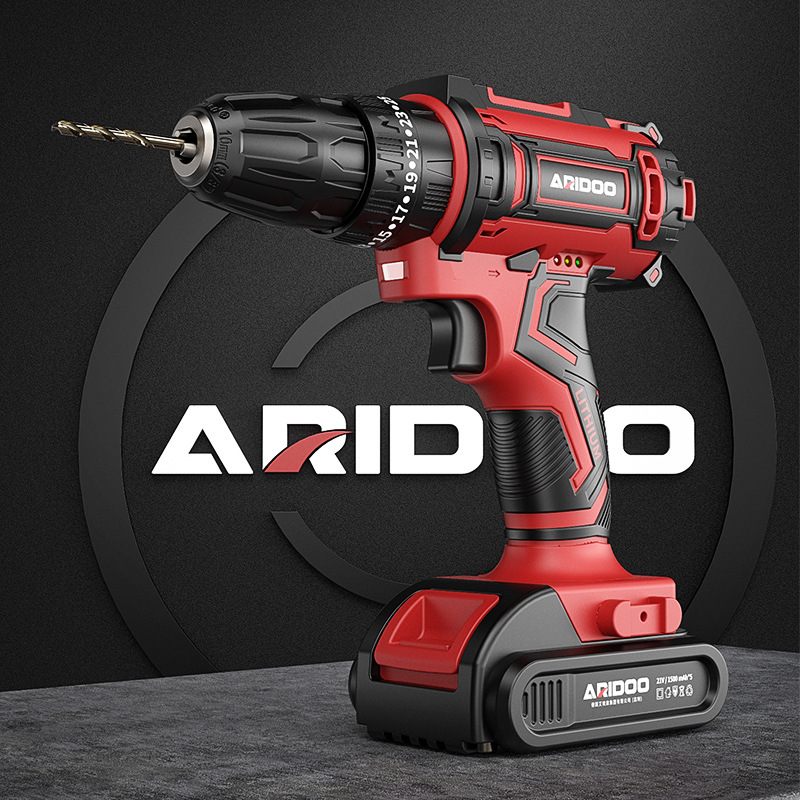German hand drill impact drill household lithium-ion pistol drill multi-function electric rechargeable electric screwdriver wholesale