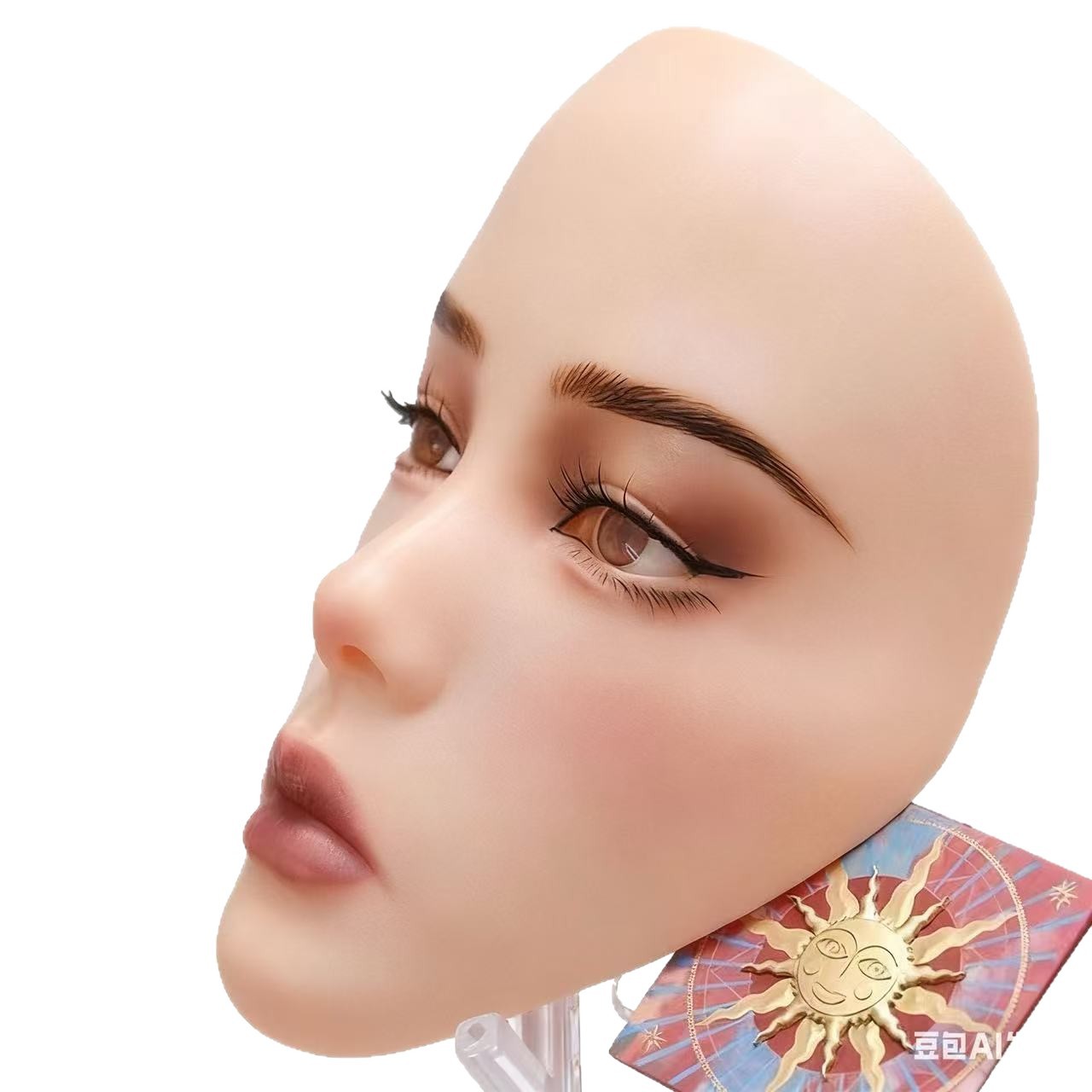 Transfronterizo especial para toda la cara maquillaje de silicona ejercicio de maquillaje de cabeza modelo de ojos cejas maquillaje pintado ejercicio práctico simulado enseñanza de maquillaje de belleza