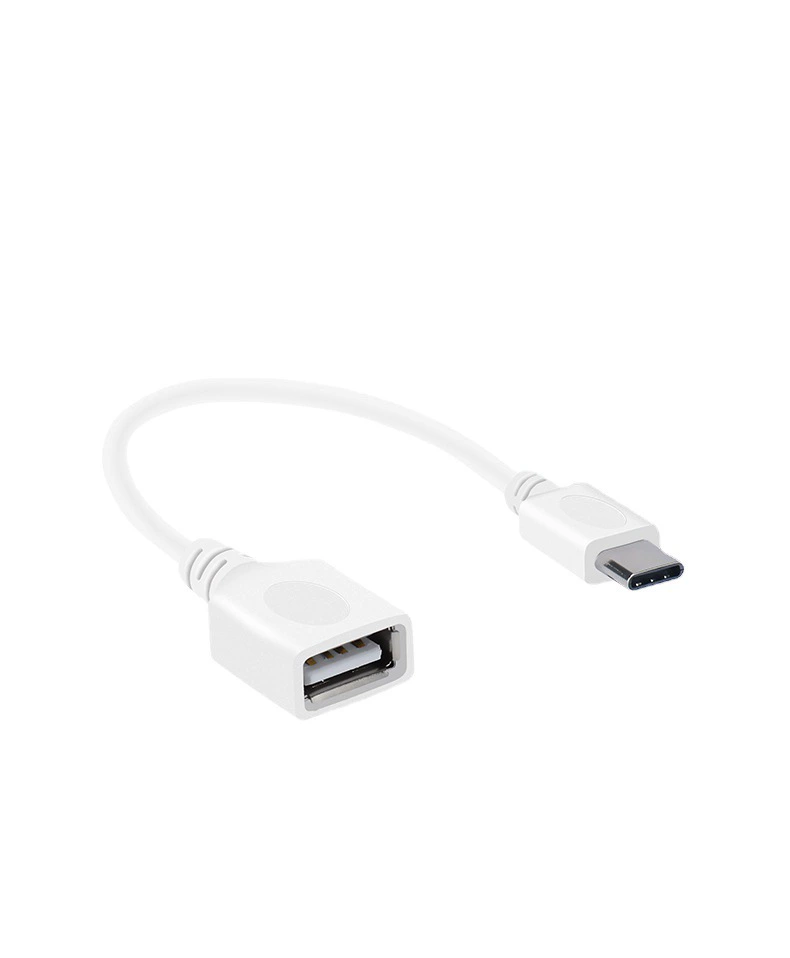 USB-adapter TZJ0066 женский порт USB-C мужской OTG кабель, USB2, пластик, подходит для Huawei Mercedes-Benz мышь, USB-диск