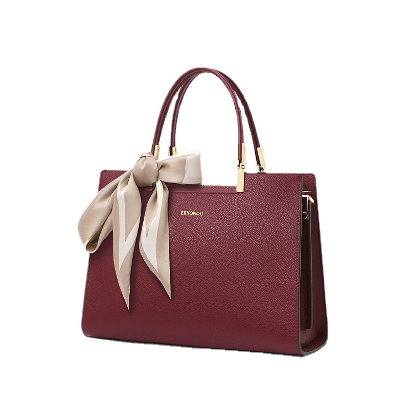 Bolso de Mujer 2025, Nuevo y Elegante Bolso Rojo para Bodas, Estilo Veraniego para Mujeres de Mediana Edad, Bolso de Mano para Suegra