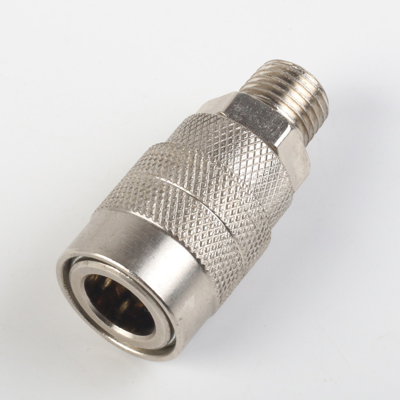 美式气管快速接头气动接头1/4NPT老美式内丝外牙母头出口跨境专供