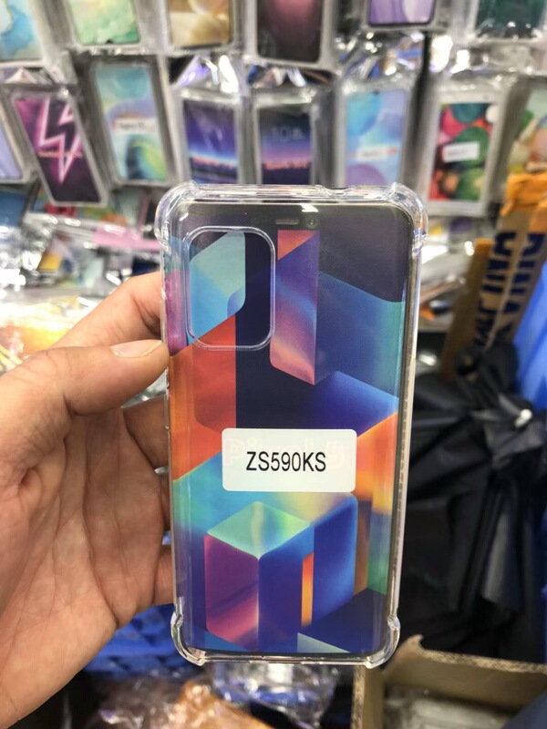 Applicable to Asus ZS590ks mobile phone case protective cover Zenfone8 high transparent four-corner airbag drop-resistant TPU soft case