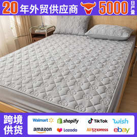 A类母婴级防水隔尿床笠保护垫原棉夹棉席梦思床垫保护套床罩批发