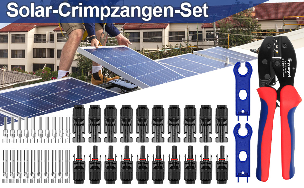 Solar Crimpzange Werkzeug Set 