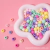 Round beads, 8mm, 3.8mm