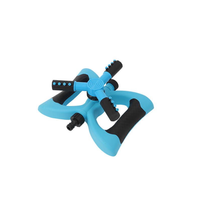 360 grados de riego rociador giratorio en forma de media luna rociador tripartito rociador de agua rociador de paja rociador