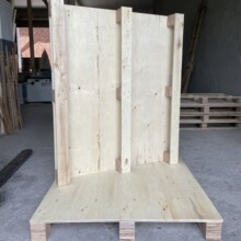 外贸免熏蒸卡板防潮九脚胶合板物流木架叉车海运木质托盘货物栈板
