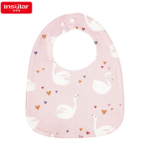 Children's waterproof cotton eating bib for food, with pocket 5