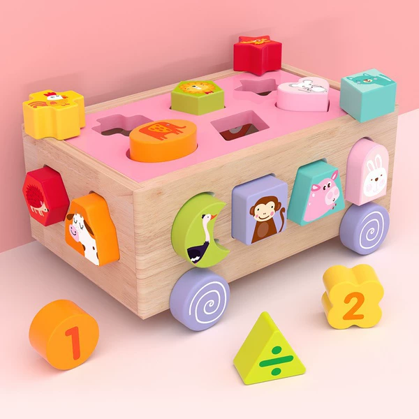 18-hole shape animal car (22.5-9.5-17cm)