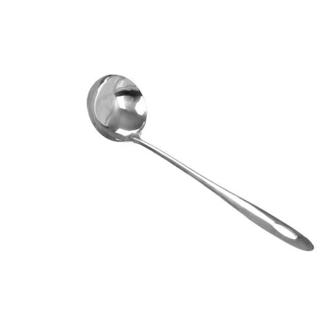 Acero inoxidable olla caliente cuchara traje colador cocina utensilios de cocina mango colgante hotel restaurante suministros sopa cuchara