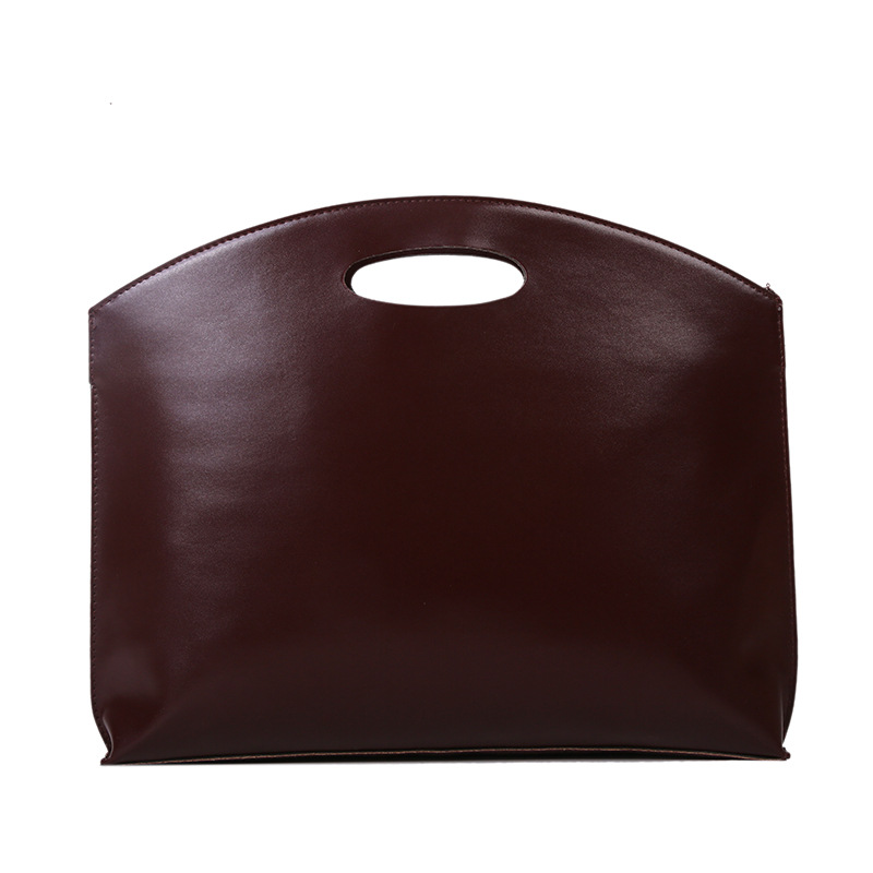 Shangxin 2021 bolsa de primavera aceite frío maletín de cuero embrague de moda color sólido simple bolso de mujer personalizado moda