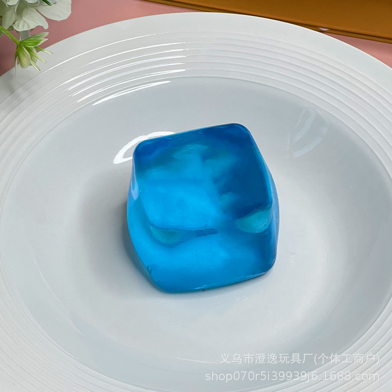 needoh捏捏rose同肌大力透明冰块麦芽糖捏捏吸手指发泄玩具解压|undefined