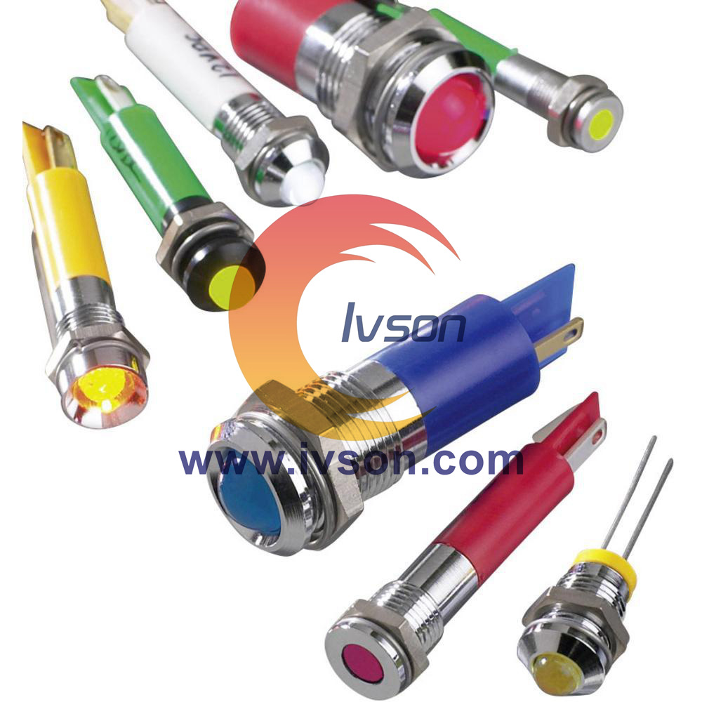 爱沃生电子,LED指示灯,IVSON APEM Q19P2GXXSG12E,12VDC,IP67