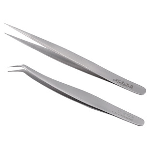 ZHIKOUMEI grafting eyelash tweezers beautiful eyelashes false eyelashes high precision tweezers flowering Peacock clip dolphin clip