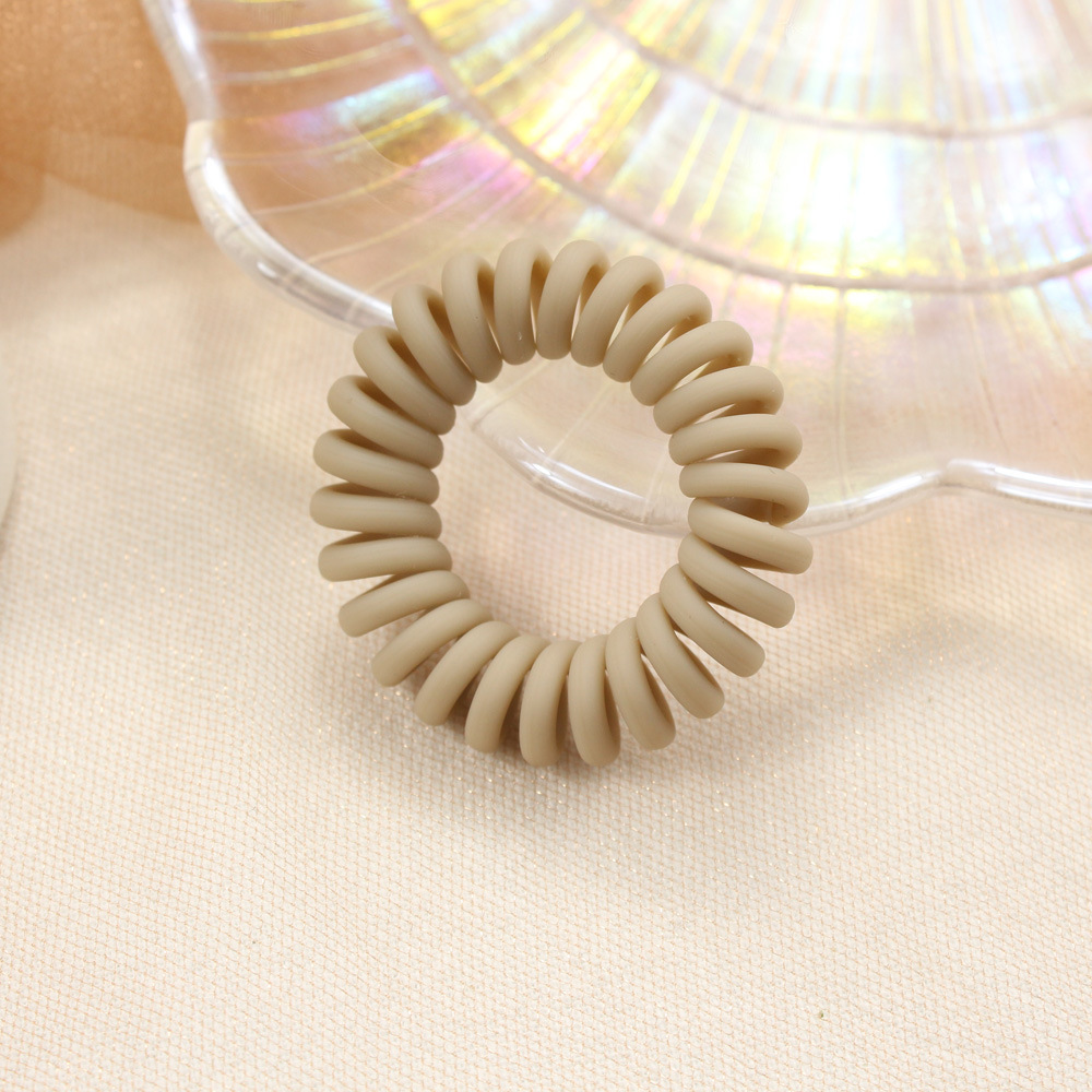 Simple Style Solid Color Resin Hair Tie display picture 5