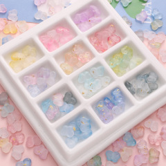 かわいいアクリル点金蝶珠ビーズ散珠DIY手作りブレスレットネックレス手串アクセサリー部品