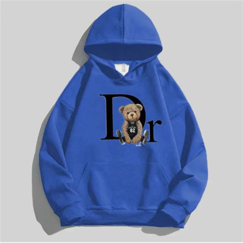 2025 Foreign Trade Women's Sweater Casual Personality Teddy Bear Sweater Sports Fitness Fashion Sweater Casual Shirt
