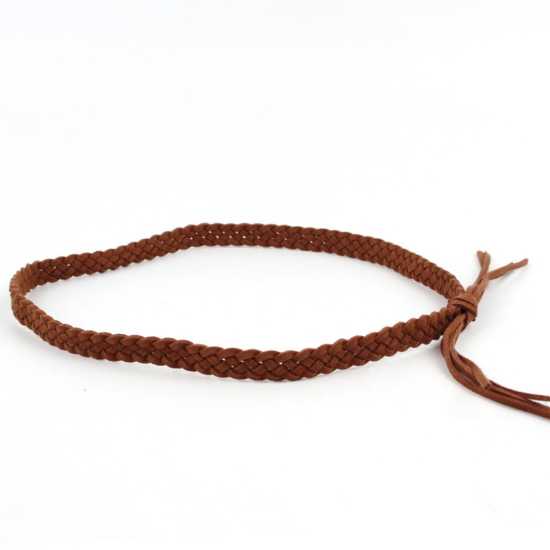 Nuevo sombrero Pu Correa remachada sombrero con sombrero vaquero de piedra elástica sombrero de fieltro cinturón de tejido modelo Pu sombrero con accesorios