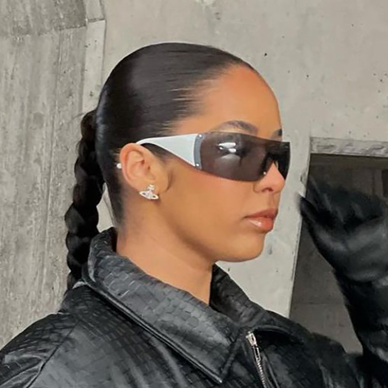 Y2k Five-pointed Star Frameless Sunglasses For Women Retro Style_voghion.com