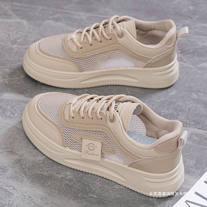 Clearance Women's Casual Sports Sneakers 2026 New Spring/Summer Breathable Mesh Thick-Soled Versatile Wear-Resistant Lightweight Trendy Shoes
