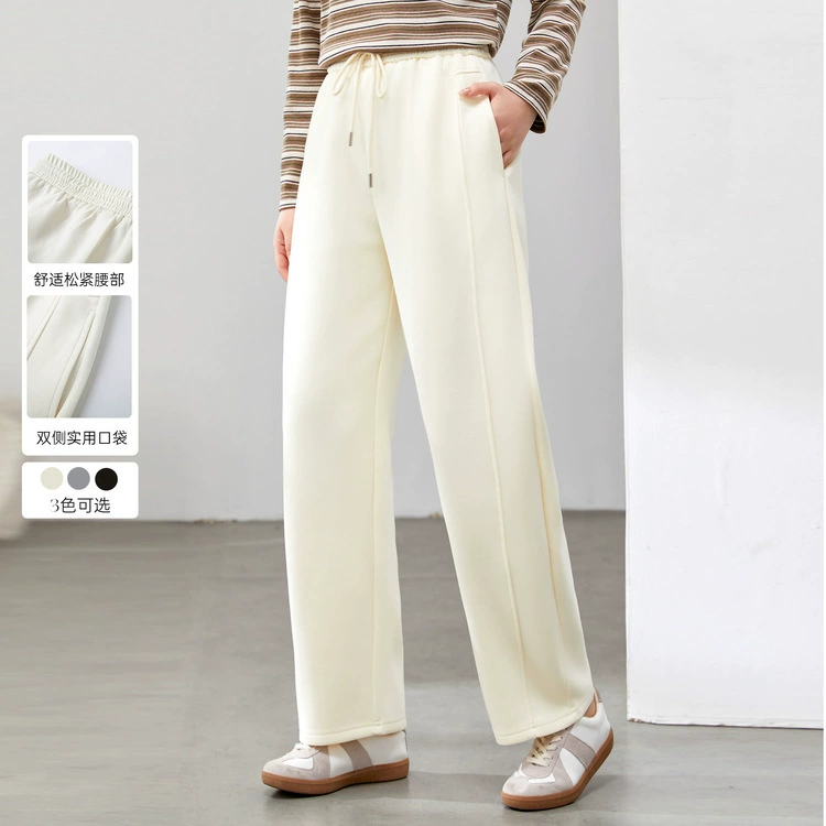 [Ленивый ветер, обтягивающих талию, тонкие повседневные брюки] Funny Show большой размер женский толстый mm2025 весенний новый