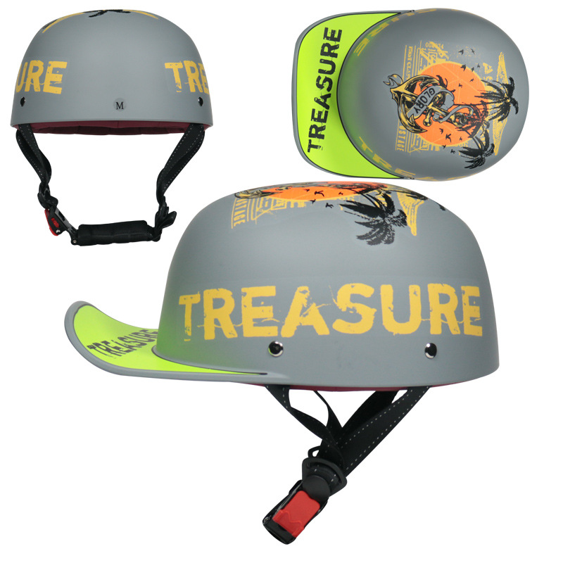 Cascos retro para hombres y mujeres, vehículos eléctricos, medio casco, gorra de béisbol, scooter, gorras, gánsteres, DS, bicicleta de montaña personalizada