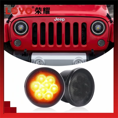 Suitable for Jeep Wrangler JK China Net Light Wrangler Dragon Edition China Net Turn Signal Front Turn Signal Light (Dönmə işıqları)
