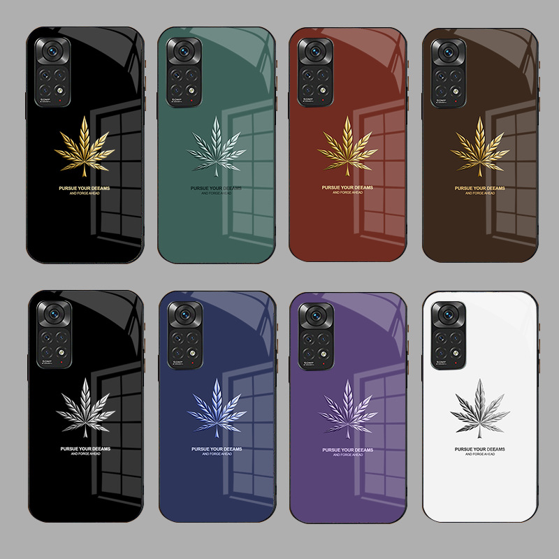 适用红米K30五叶草Note玻璃8A全包红米8A简约K30防摔6A速卖通代发