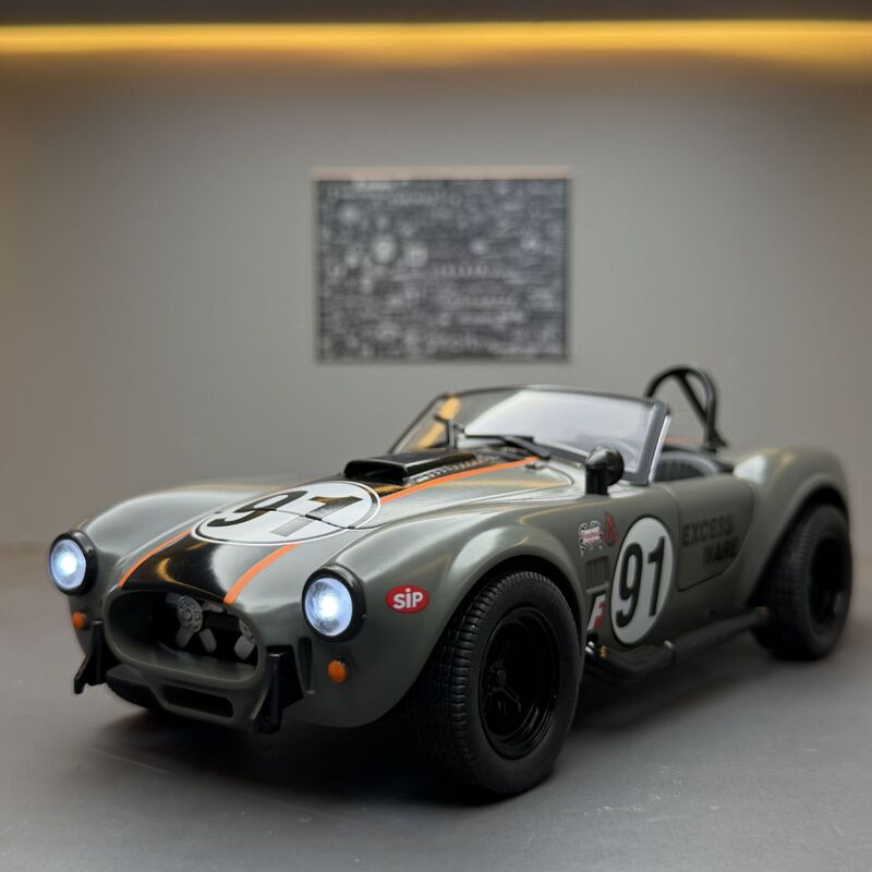 Jiaye Alloy Car Model 1:22 Cobra Replica Convertible Sports Car with Sound and Light Children's Toy Model Decoration Dropshipping Jiaye Alloy Car Model 1:22 Cobra Replica Convertible Sports Car with Sound and Light Children's Toy Model Decoration Dropshipping