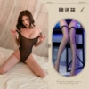 Чёрный, чёрные сетчатые чулки