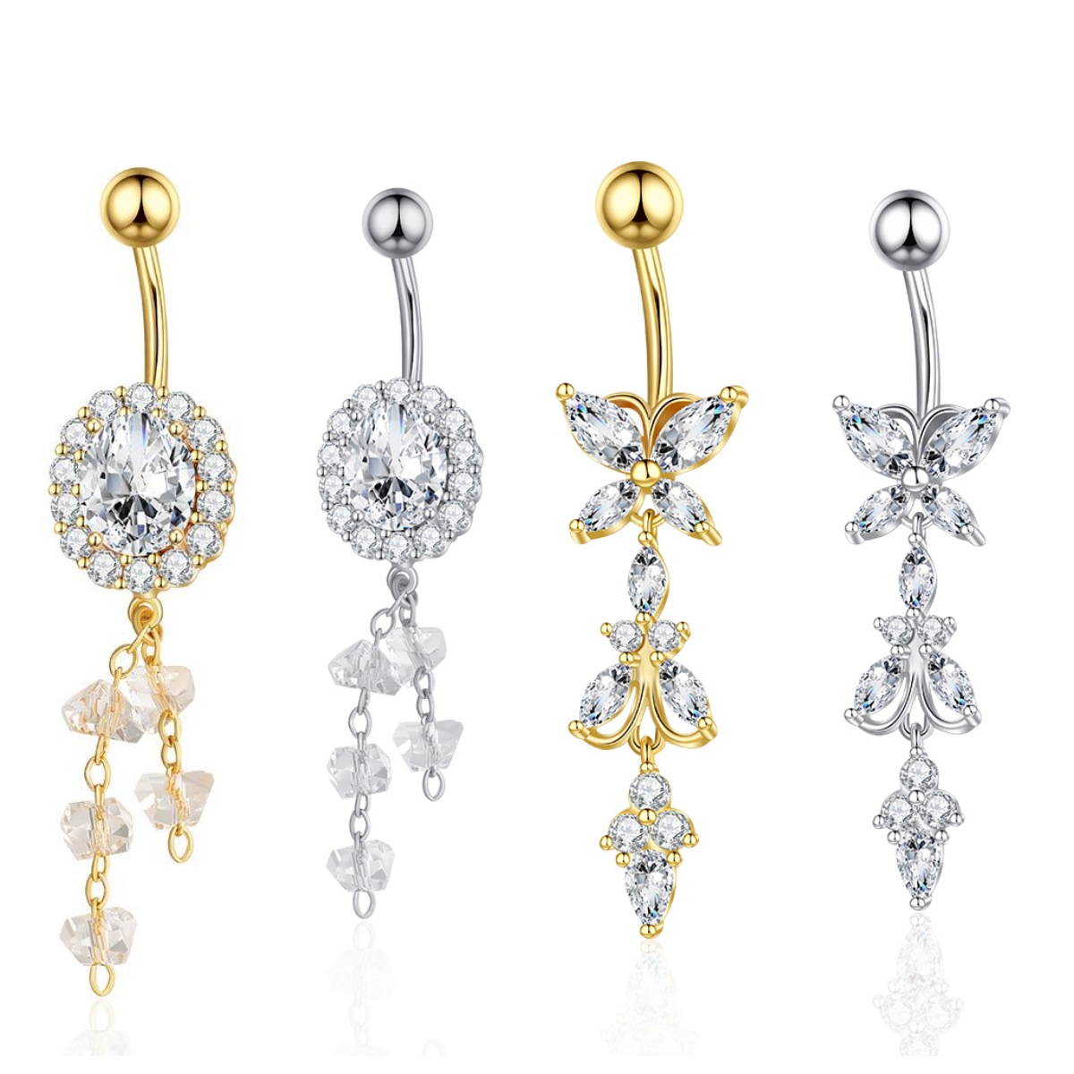 Silver pointed spike labret stud material detail