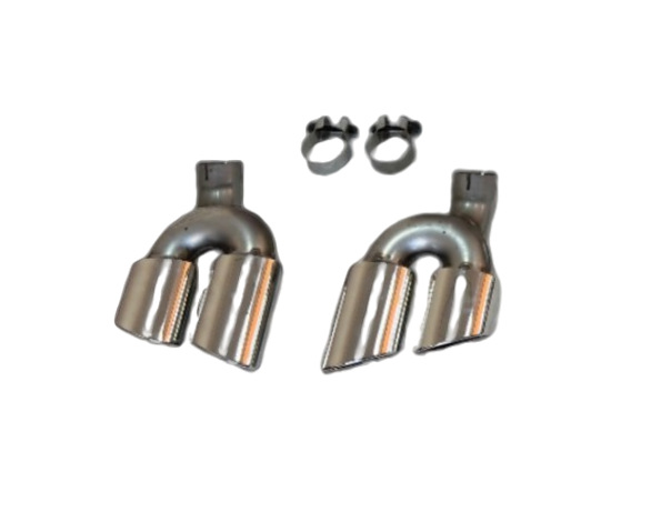 Audi – Big Surrounded A6L Modified S6 - integrated-silver-tailpipe