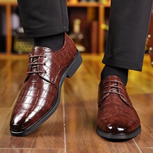 V 15585 Green Pointed Toe Formal Shoes ��ɫ��ͷƤЬ �羳