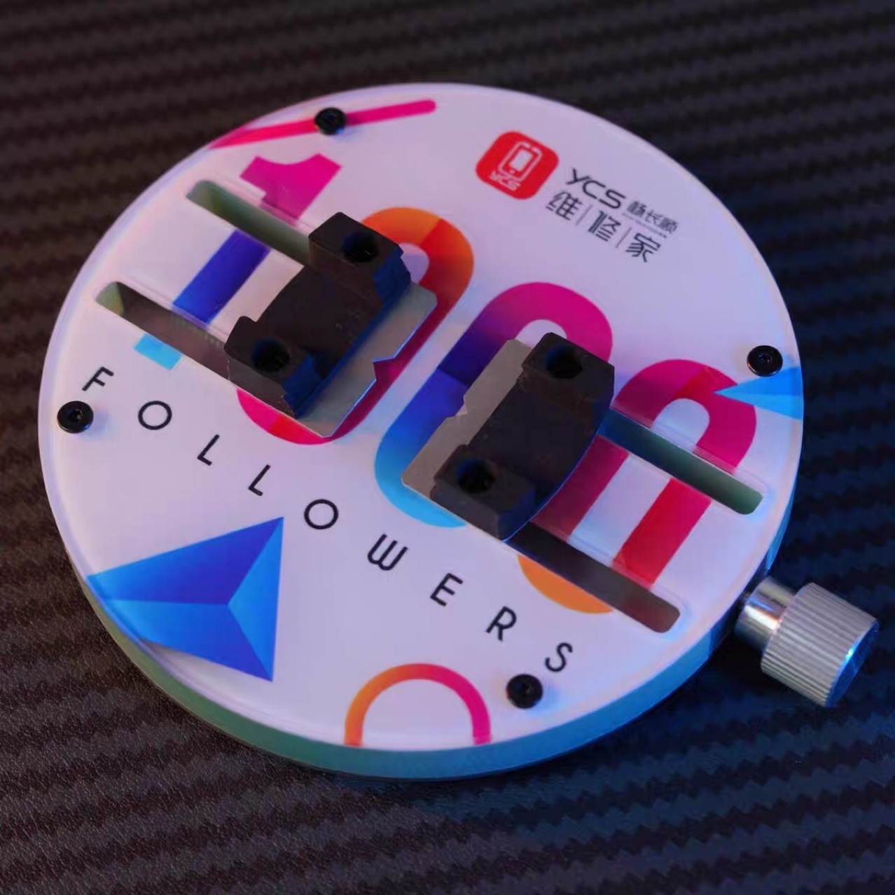 杨长顺维修家YCS-H03 Pro主板显微镜环形夹具 耐高温钢化玻璃面板