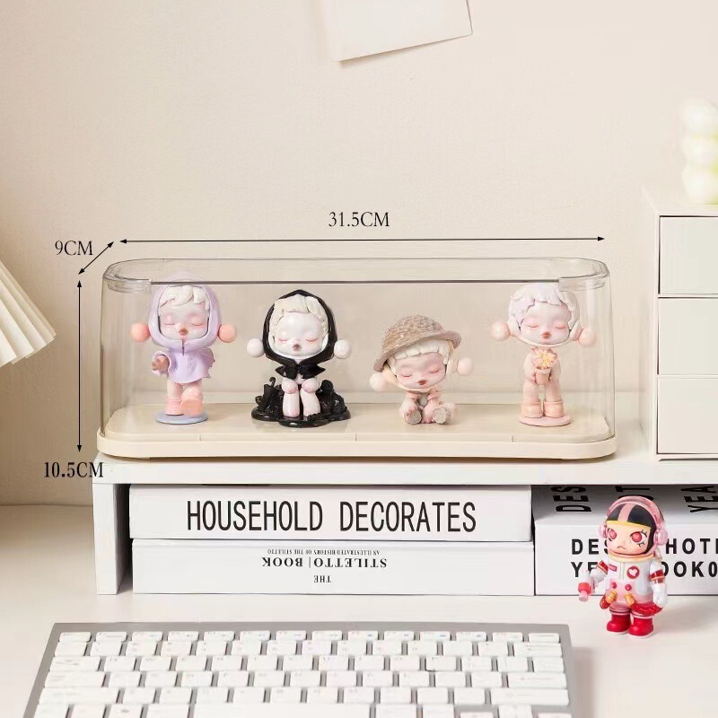 ブラインドボックス収納展示棚バブルマットアクリルボックス透明防塵手作りレゴ積み木置物展示棚|undefined