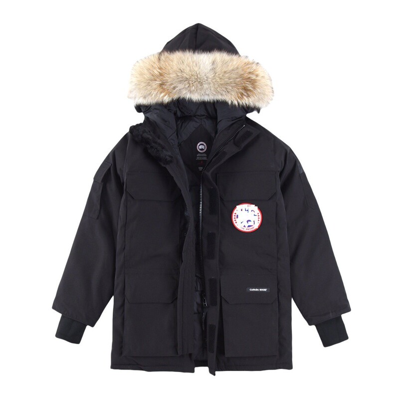 【High Quality】Women's Expedition Mid-Length down Jacket Parka Coat Men's Graphite Gray Black Wholesale