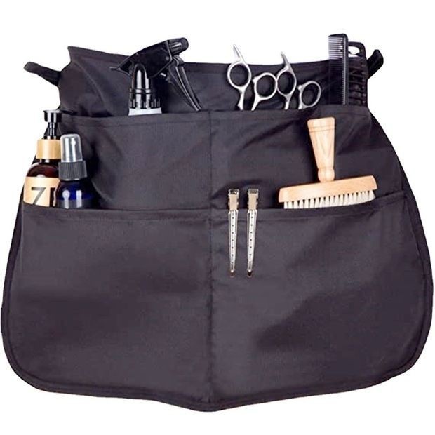 Amazon Spot Delantal multifuncional Multi-bolsillo Delantal antiincrustante Herramienta Riñonera Juego de peluquería